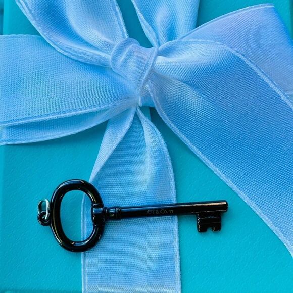 🗝️Retired Tiffany & Co. Titanium Key Charm🗝️ - Picture 5 of 6